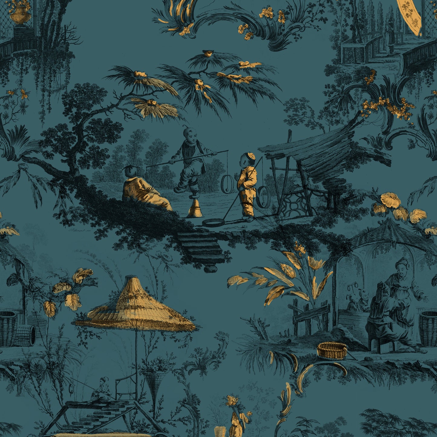 Toile turquesa