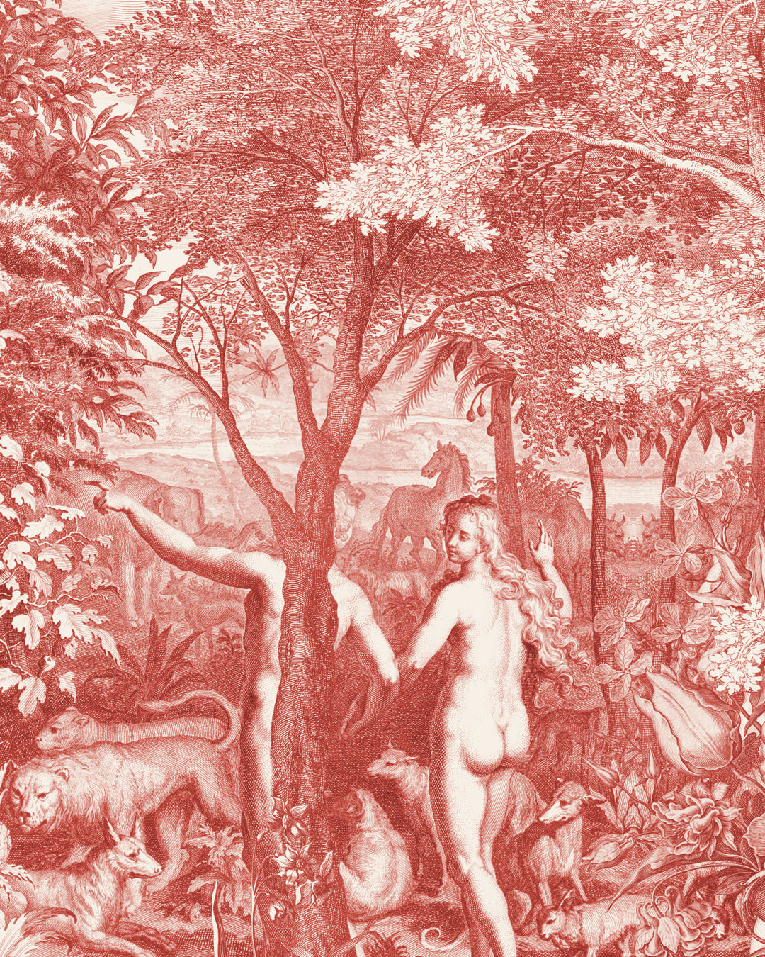 Mantel Paraíso Rojo